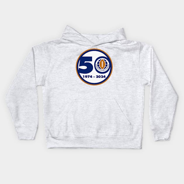 World Football League (1974-1975) 50th Anniversary Logo Kids Hoodie by HelmetAddict